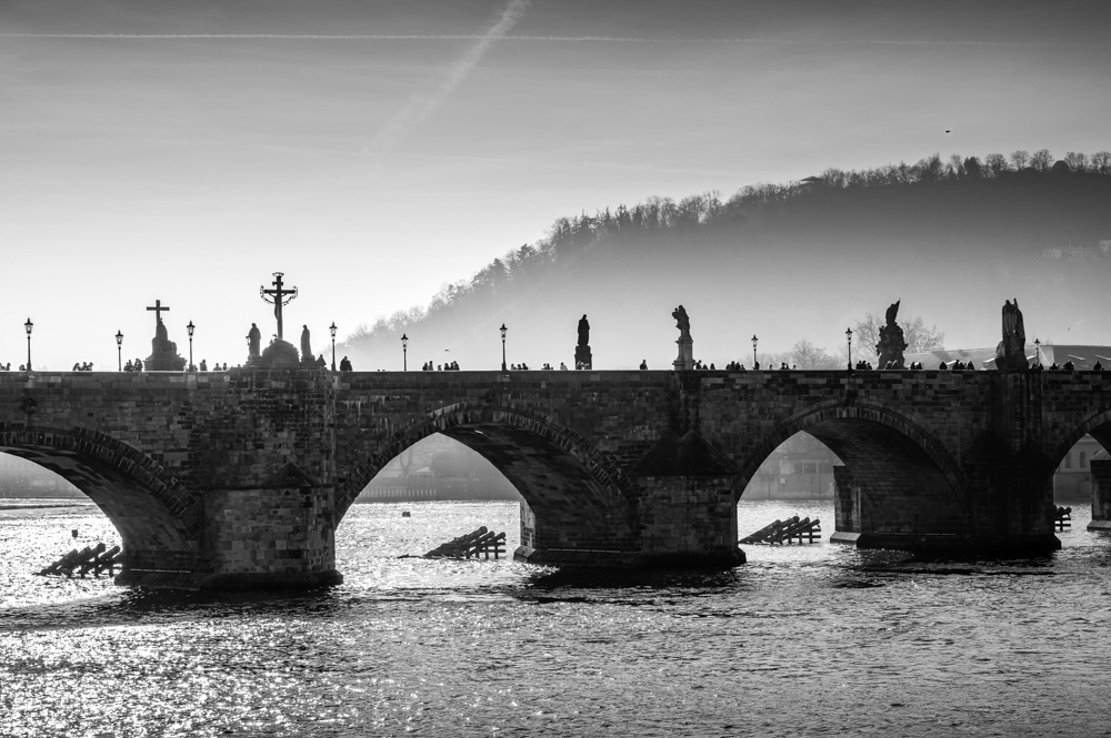 Prague black and white photograph 6