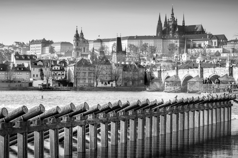 Prague black and white photograph 7