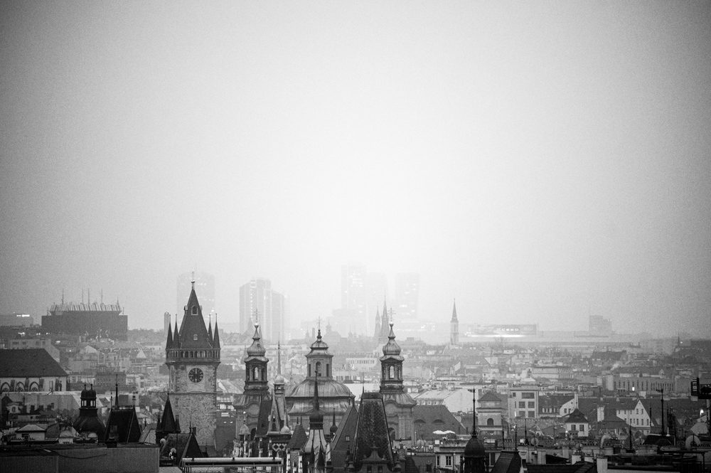Prague black and white photograph 8