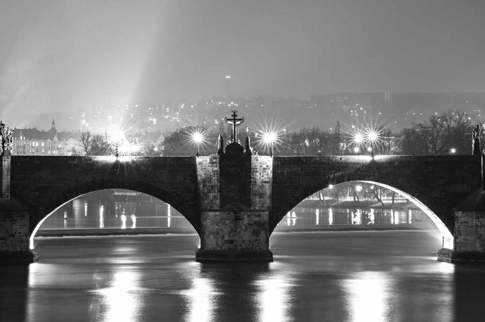Prague black and white photograph 9
